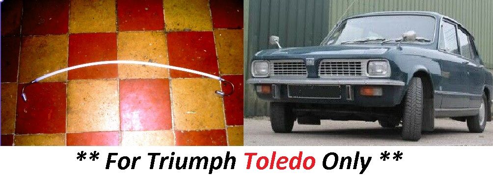 CLUTCH HOSE PIPE x1 (Triumph Toledo) (1300 & 1500) (RHD & LHD) (1970- 76)